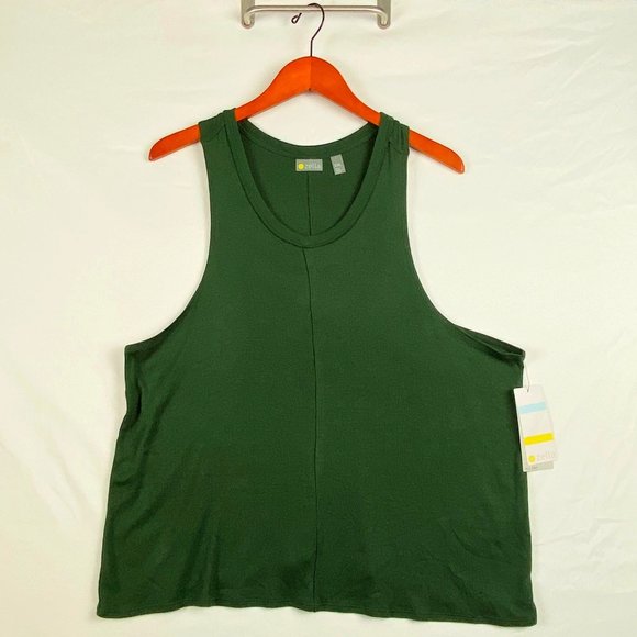 Z by Zella Workout Tank Women's XXL Green All Day NWT - Picture 1 of 7